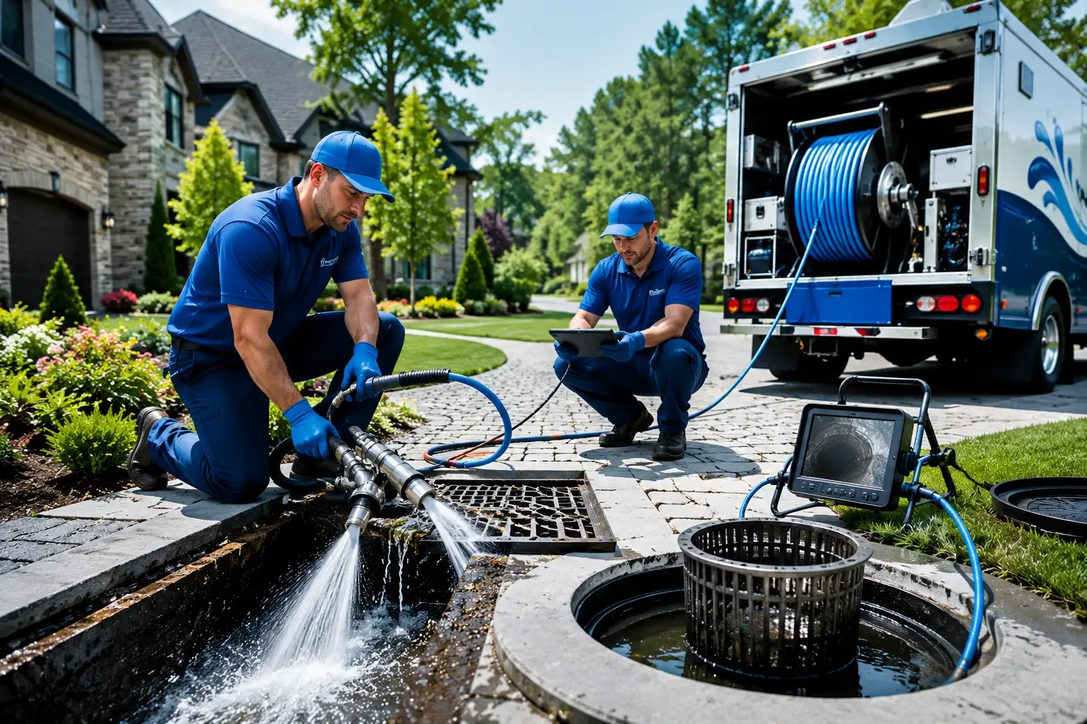 Local outdoor drain cleaning professionals in Plantersville, TX