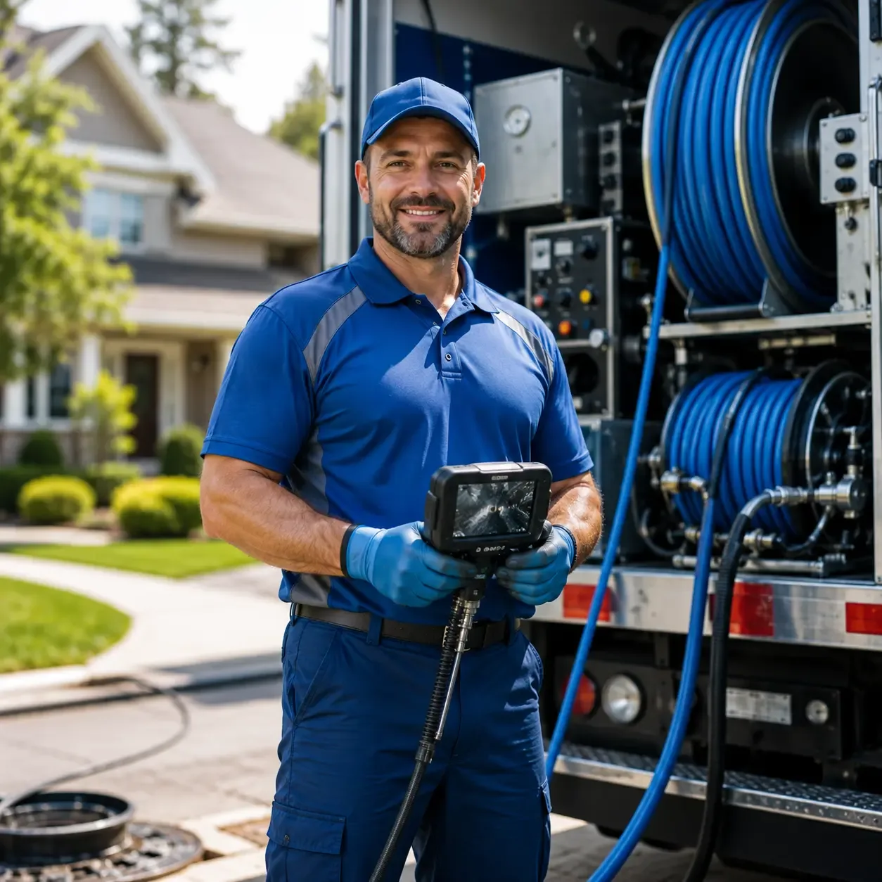 Local outdoor drain cleaning specialists in Plantersville, TX
